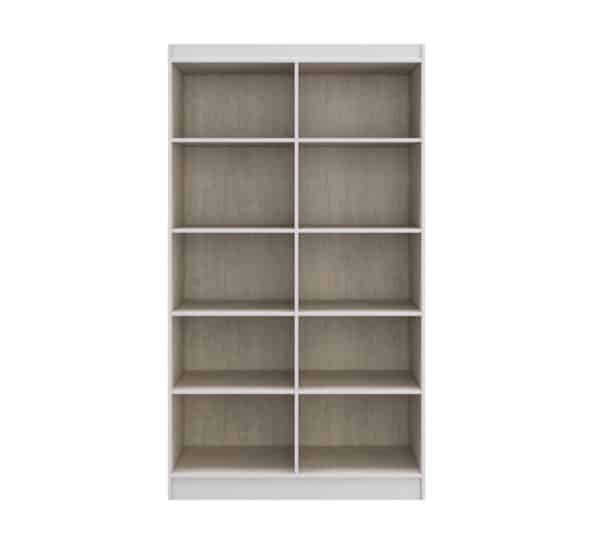 ARMÁRIO MULTIUSO DUETO 92CM - 4 PORTAS COM PUXADORES CROMADOS - DORIPEL - Image 3