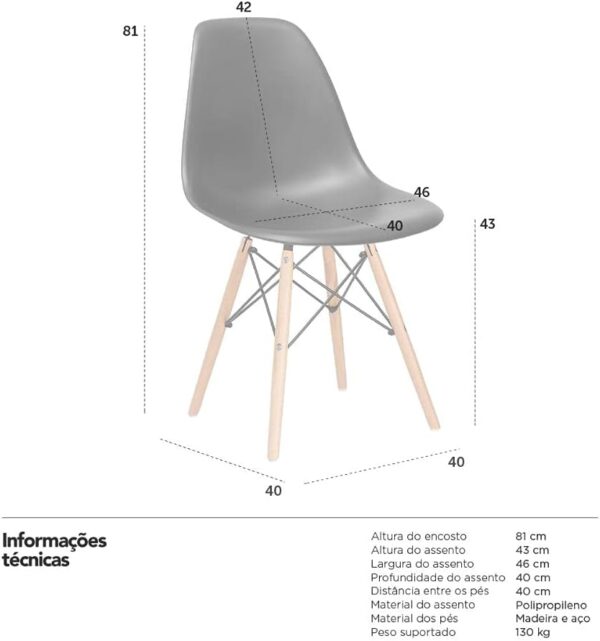 CADEIRA EIFFEL DKR - OR DESIGN - Image 6