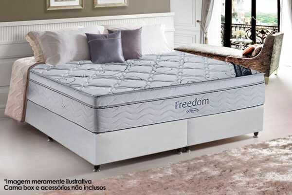 COLCHÃO FREEDOM - MOLAS SUPERPOCKET ENSACADAS - ORTOBOM - Imagem 8