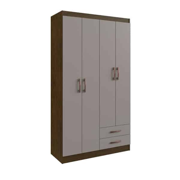 GUARDA-ROUPA TREVISO 104 4 PORTAS E 2 GAVETAS - DORIPEL