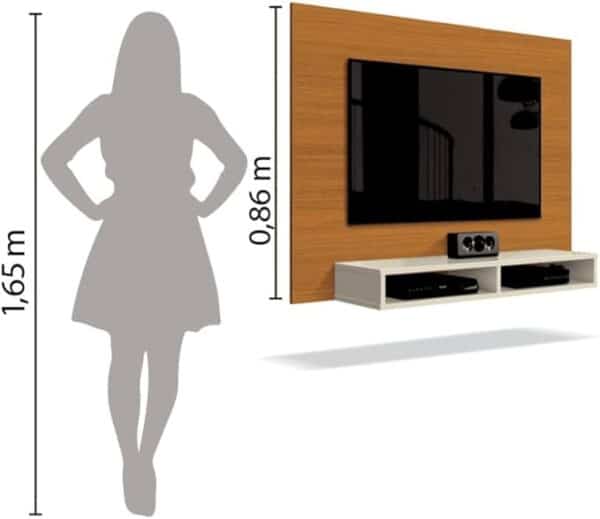 PAINEL FOX NEW 1.20 - PARA TV ATÉ 42 POLEGADAS C/ 2 NICHOS - EDN MÓVEIS - Imagem 13