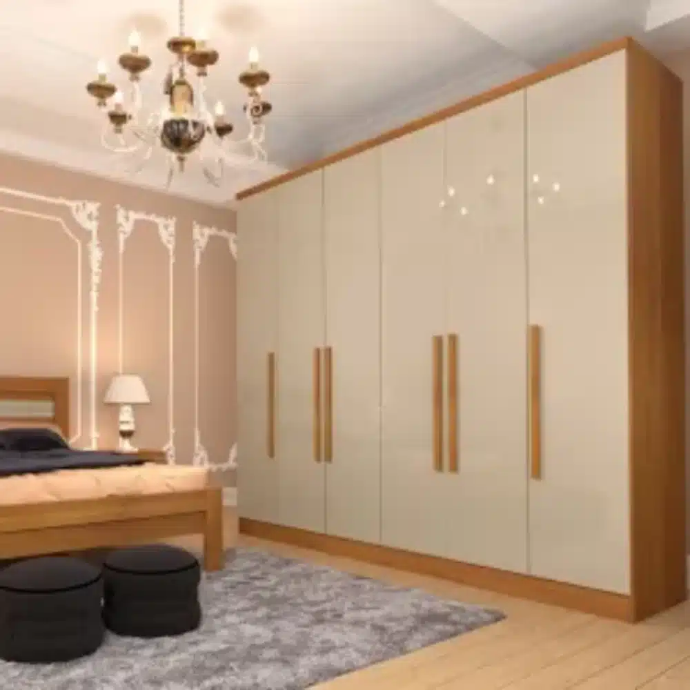 GUARDA ROUPA VENEZA 2.40 C/ 6 PORTAS E 4 GAVETAS  - TCIL