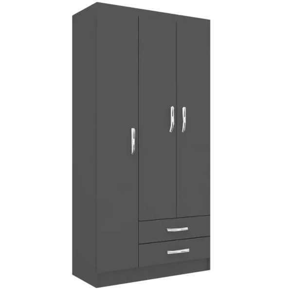 GUARDA ROUPA ATALAIA 3 PORTAS E 2 GAVETAS  - EVIDÊNCIA MÓVEIS - Image 2