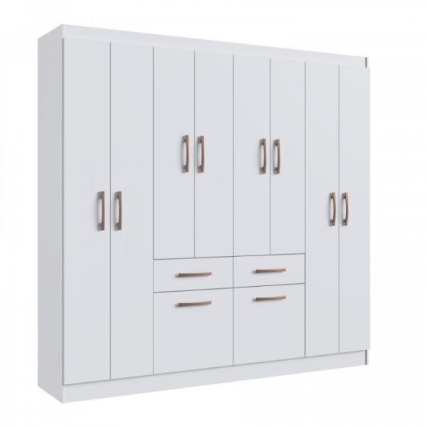 GUARDA ROUPA CATALUNHA 1.79 - 10 PORTAS E 2 GAVETAS - DORIPEL - Imagem 4