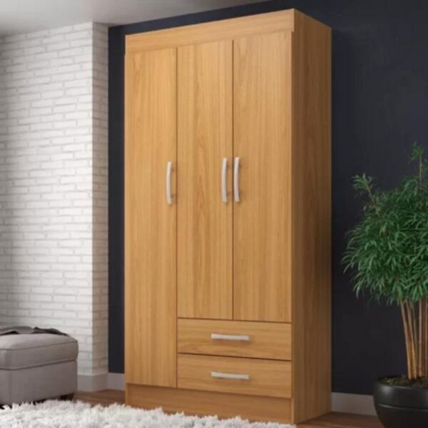 GUARDA ROUPA ATALAIA 0.75cm C/ 3 PORTAS E 2 GAVETAS - EVIDÊNCIA MÓVEIS