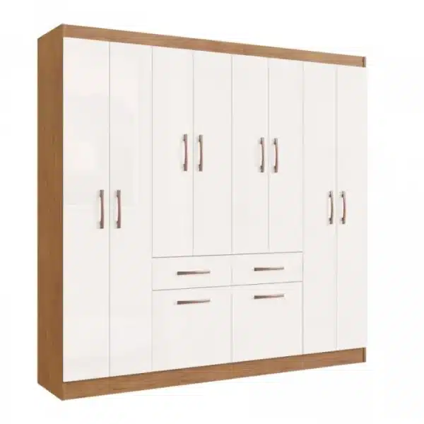 GUARDA ROUPA CATALUNHA 1.79 - 10 PORTAS E 2 GAVETAS - DORIPEL - Imagem 6