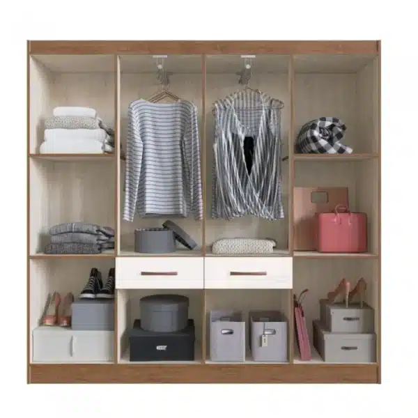 GUARDA ROUPA CATALUNHA 1.79 - 10 PORTAS E 2 GAVETAS - DORIPEL - Imagem 7