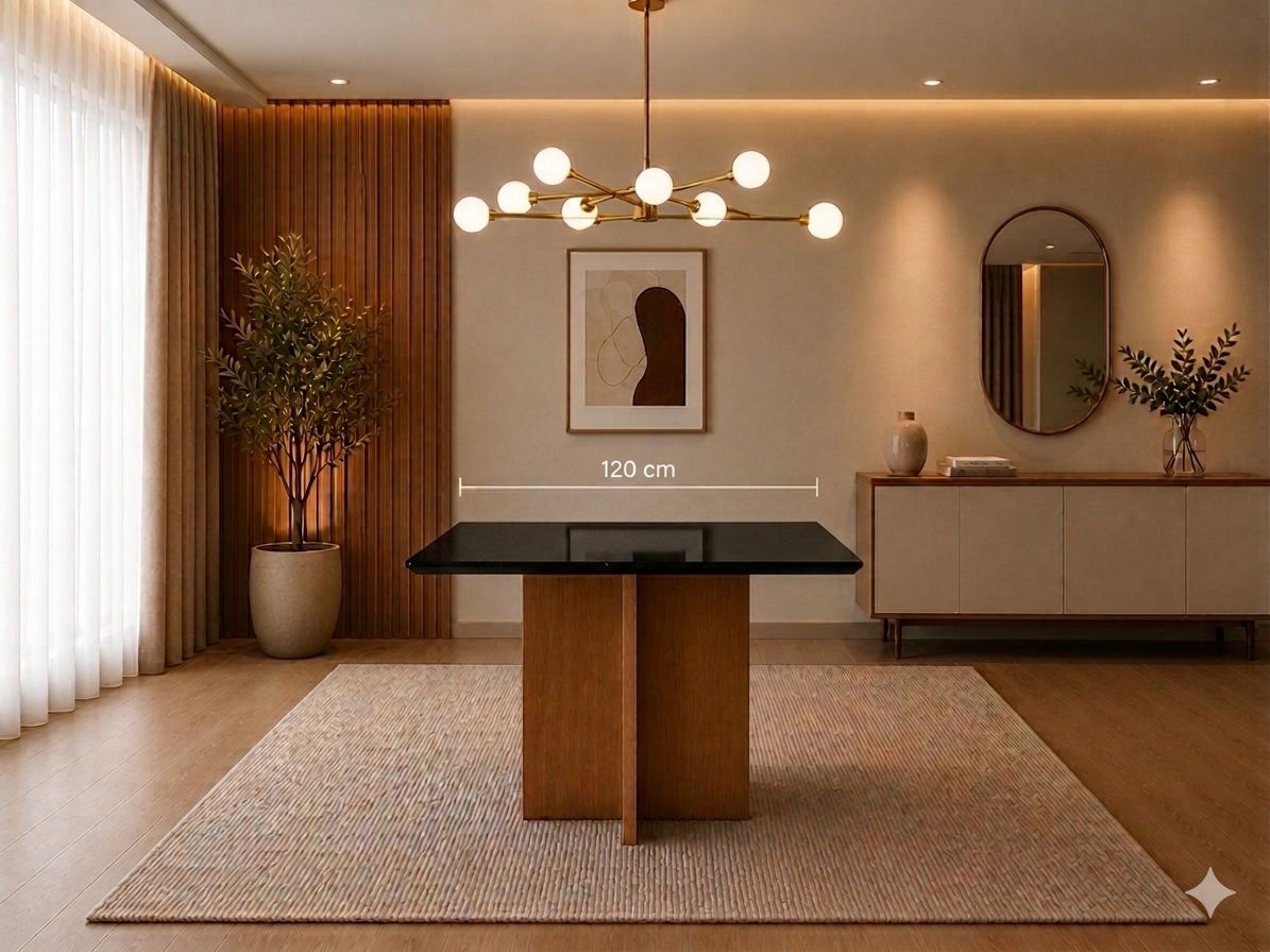 MESA DE JANTAR LOS ANGELES 1.20 - MINASPLAC