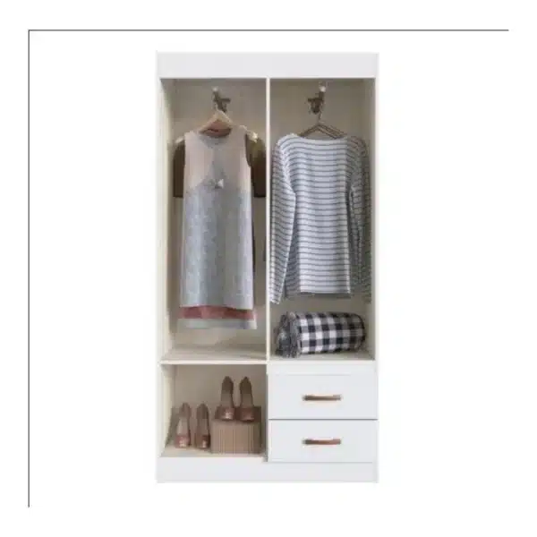 GUARDA-ROUPA CORDOVA 91CM - 4 PORTAS E 2 GAVETAS - DORIPEL - Imagem 4