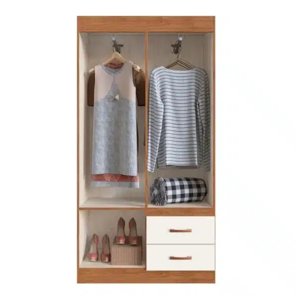 GUARDA-ROUPA CORDOVA 91CM - 4 PORTAS E 2 GAVETAS - DORIPEL - Imagem 7