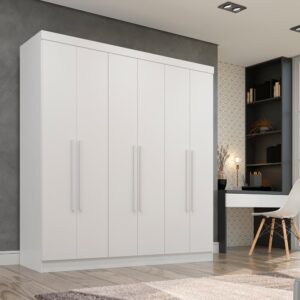 GUARDA ROUPA RECIFE (1.80CM) C/ 6 PORTAS E 2 GAVETAS – SALLETO