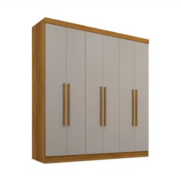 GUARDA ROUPA RECIFE 1.80 C/ 6 PORTAS E 2 GAVETAS – SALLETO - Imagem 10