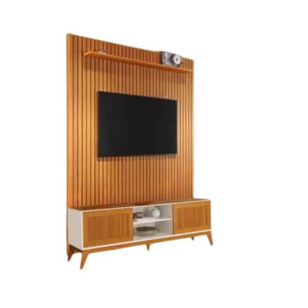 PAINEL ARBO RIPADO 1.80 + RACK KING 1.80 - PARA TV ATÉ 70 POLEGADAS - EDN MÓVEIS - Imagem 3