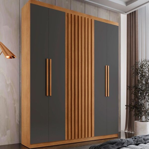 GUARDA ROUPA CAIRO 2.0 C/ 6 PORTAS E 2 GAVETAS – RUFATO