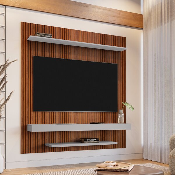 PAINEL LEME 1.50 RIPADO EM 3D - PARA TV ATÉ 60 POLEGADAS - BECHARA - Imagem 4