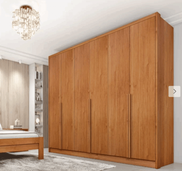 GUARDA ROUPA FORTUNA 2.43 C/ 6 PORTAS 6 GAVETAS 100% MDF - TCIL