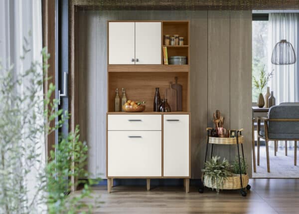 COZINHA ERVA DOCE 90CM - 4 PORTAS E 1 GAVETA - NICIOLI - Imagem 4