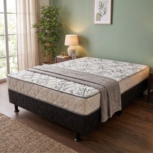 PROMOÇÃO - CAMA BOX MÔNACO CASAL 1.38CM - LONG LIFE