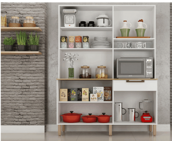 ARMÁRIO DE COZINHA NEW SIENA 2019 COM 6 PORTAS E 1 GAVETA - SALLETO - Imagem 6