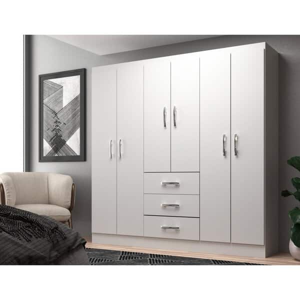 GUARDA ROUPA SEVILHA 6P 3G - EVIDÊNCIA MÓVEIS - Image 3