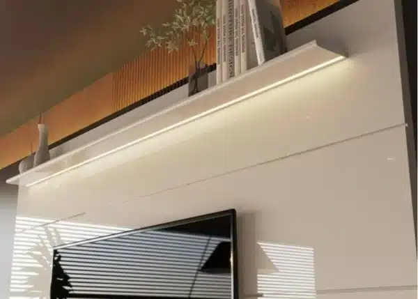 PAINEL BLISS 1.80 - PARA TV ATÉ 75 POLEGADAS E PRATELEIRA COM LED - EDN MÓVEIS - Imagem 4
