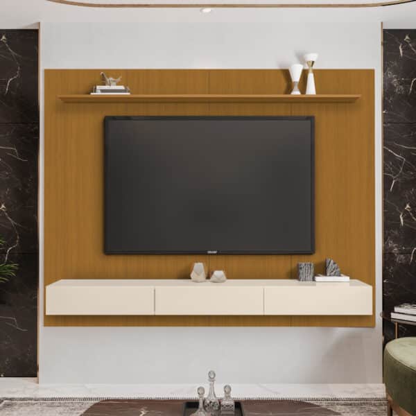 HOME SUSPENSO AVANT 1.80 C/NICHO DIOR 1.60 - PARA TV ATÉ 65 POLEGADAS - EDN MÓVEIS - Imagem 2