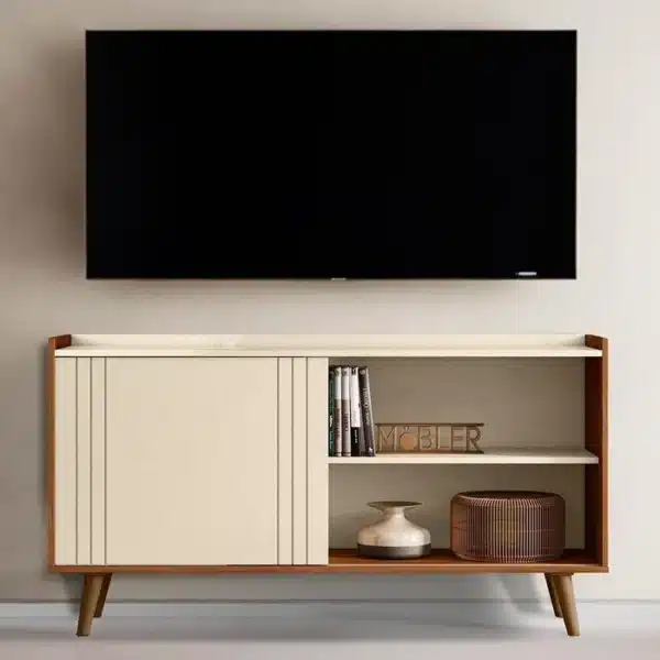 RACK NEW AUSTIN 1.36 PARA TV ATÉ 50 POLEGADAS PORTA DE CORRER- MOBLER - Image 6