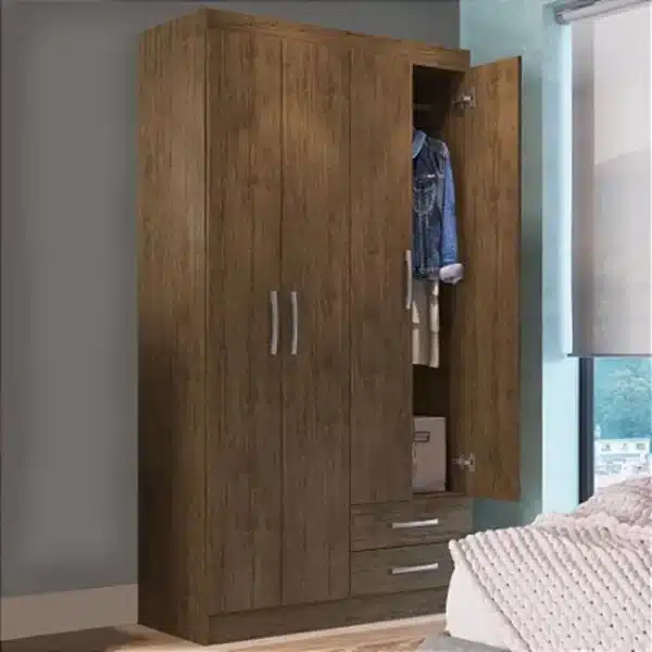 GUARDA-ROUPA TREVISO 1.04M - 4 PORTAS E 2 GAVETAS - DORIPEL