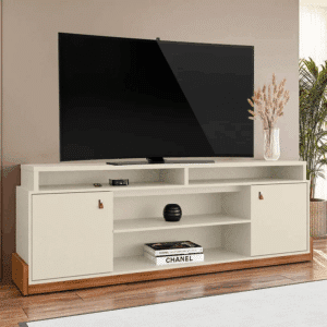 RACK MONTANA 1.88 PARA TV ATÉ 65 POLEGADAS C/ 2 PORTAS - MOBLER