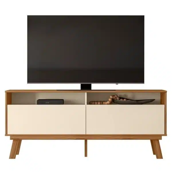 RACK OLINDA 1.60 PARA TV ATÉ 75 POLEGADAS C/ 2 PORTAS BASCULANTES - MOBLER - Image 2