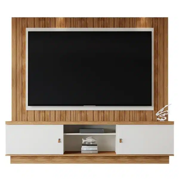 HOME SANTOS 2.0 M - PARA TV ATÉ 75 POLEGADAS C/ 2 PORTAS DESLIZANTES - MOBLER - Image 2