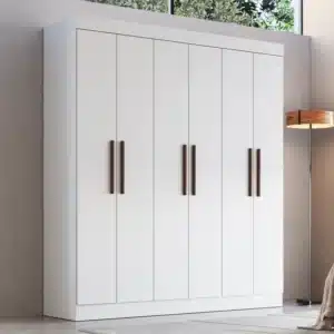GUARDA ROUPA NEW XANGAI 1.80 C/ 6 PORTAS 2 GAVETAS INTERNAS -DORIPEL
