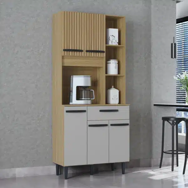 COZINHA MALU 80 CM - 5 PORTAS E 1 GAVETA - POQUEMA