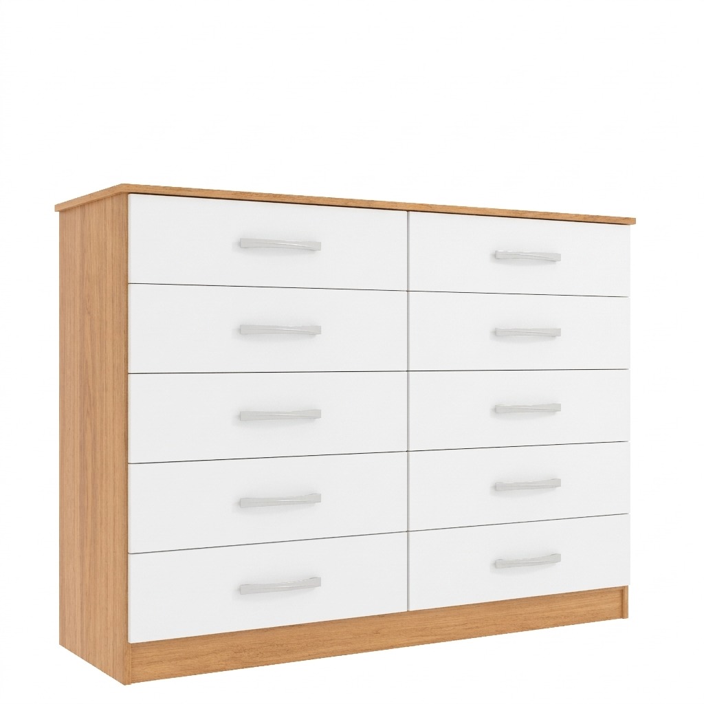 PROMOÇÃO - CÔMODA MARBELA 0.92 CM - 10 GAVETAS -EVIDÊNCIA MÓVEIS - Imagem 9