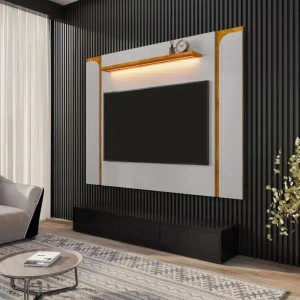 PAINEL MARESIAS COM LED 1.80 - PARA TV ATÉ 75 POLEGADAS  - BECHARA