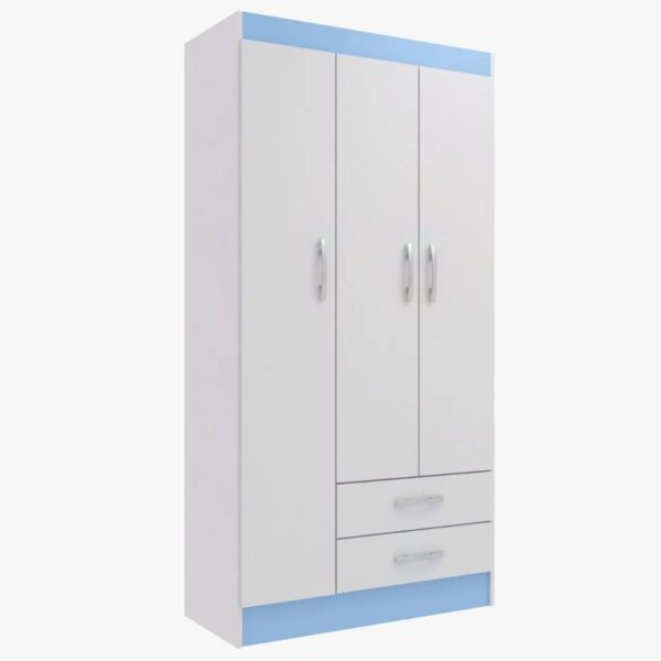 GUARDA ROUPA ATALAIA 0.75cm C/ 3 PORTAS E 2 GAVETAS - EVIDÊNCIA MÓVEIS - Image 4