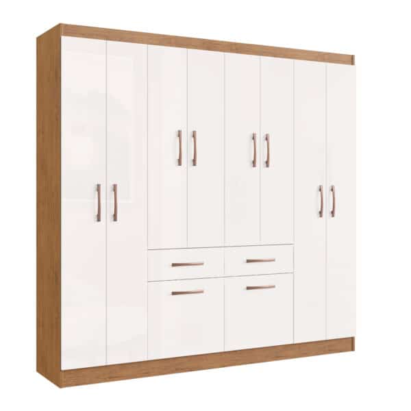 GUARDA ROUPA CATALUNHA 1.79M - 10 PORTAS E 2 GAVETAS - DORIPEL - Image 2