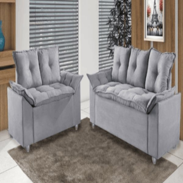 CONJUNTO PAMPULHA  3 X 2 LUGARES  - VILMA ESTOFADOS