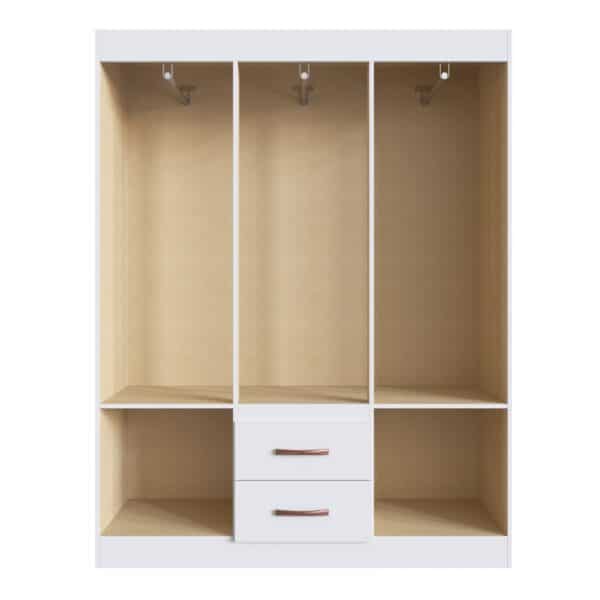 GUARDA ROUPA JAMAICA 1.37M -  6 PORTAS E 2 GAVETAS - DORIPEL - Image 2