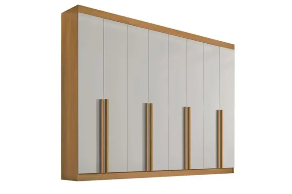 GUARDA ROUPA DAYMOND 2.75 C/ 8 PORTAS 8 GAVETAS - 100% MDF - DDORO - Image 3