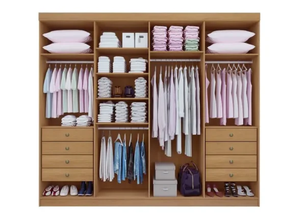 GUARDA ROUPA DAYMOND 2.75 C/ 8 PORTAS 8 GAVETAS - 100% MDF - DDORO - Image 5