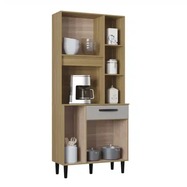 COZINHA MALU 80CM - 5 PORTAS E 1 GAVETA - POQUEMA - Imagem 4
