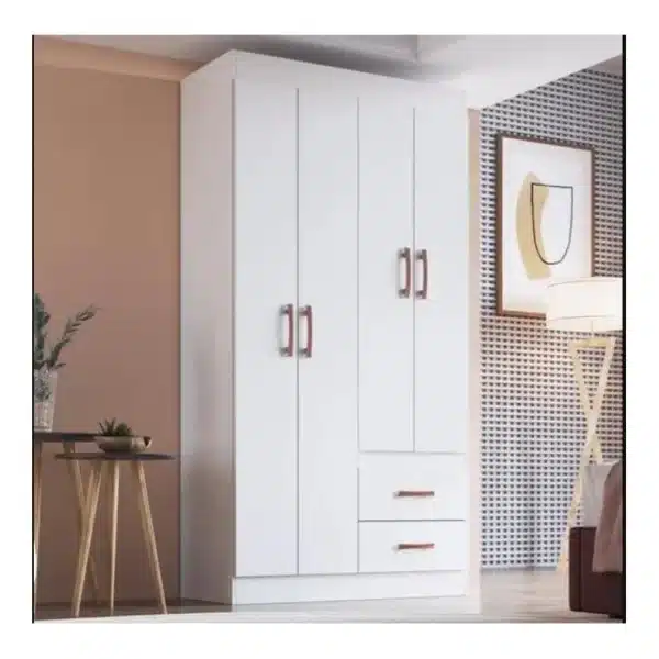 GUARDA-ROUPA CORDOVA 91CM - 4 PORTAS E 2 GAVETAS - DORIPEL