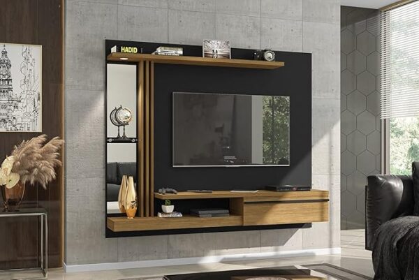 PAINEL SUSPENSO DENVER 1.60 - PARA TV ATÉ 55 POLEGADAS E 1 PORTA BASCULANTE - BECHARA - Imagem 4