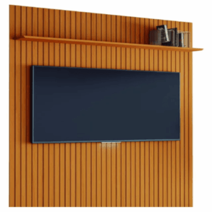 PAINEL ARBO 1.39 COM PRATELEIRA - RIPADO 100% ORIGINAL,  TV ATÉ 55 POLEGADAS - EDN MÓVEIS