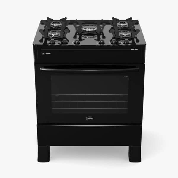 FOGÃO SMART GLASS 5 BOCAS AUTOMÁTICO FORNO 94 LITROS - REALCE - Imagem 3