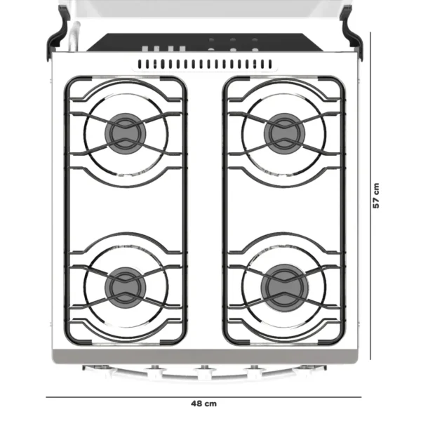 FOGÃO ARES 4 BOCAS MANUAL FORNO 50 LITROS  - REALCE - Imagem 3