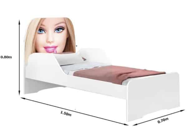 CAMA INFANTIL ADESIVADA BARBIE - GABRIELLI - Imagem 2
