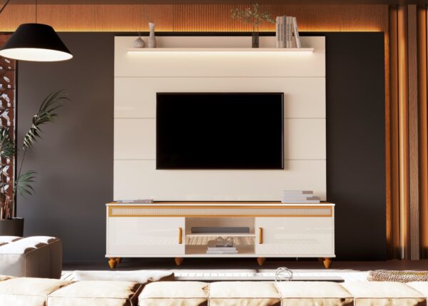 KIT RACK COMODORO + PAINEL BLISS 2.0  PARA TV ATÉ 75 POLEGADAS - EDN