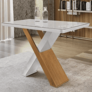 MESA IMPERATRIZ 1,80 - RUFATO - OFF WHITE/NATURE/OFF WHITE